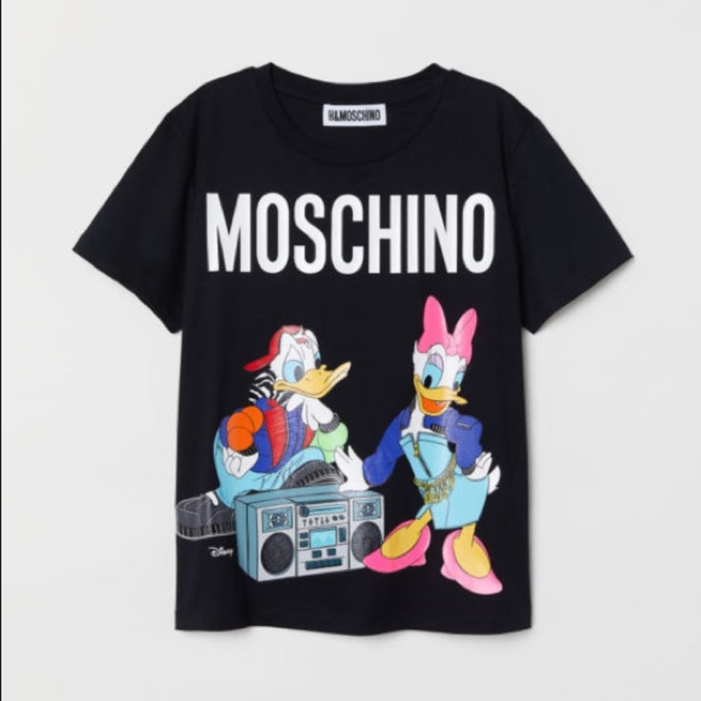 HM x Moschino Donald And Daisy T-Shirt